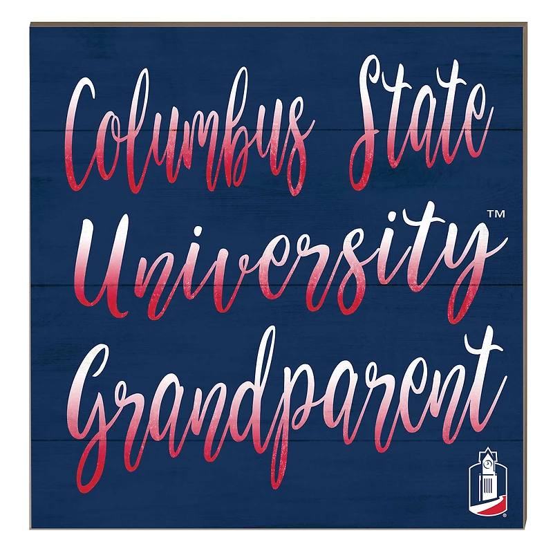 Columbus State Cougars 10" x 10" Grandparent Plaque