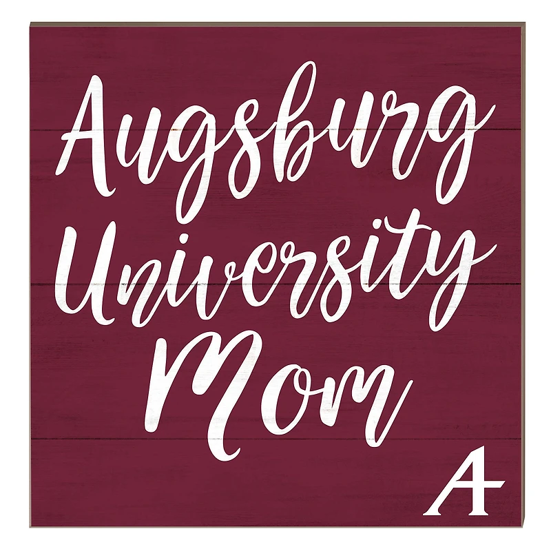 Augsburg Auggies 10" x 10" Mom Plaque