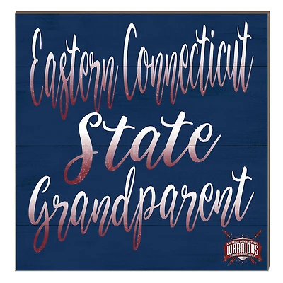 Eastern Connecticut State Warriors 10" x 10" Grandparent Plaque