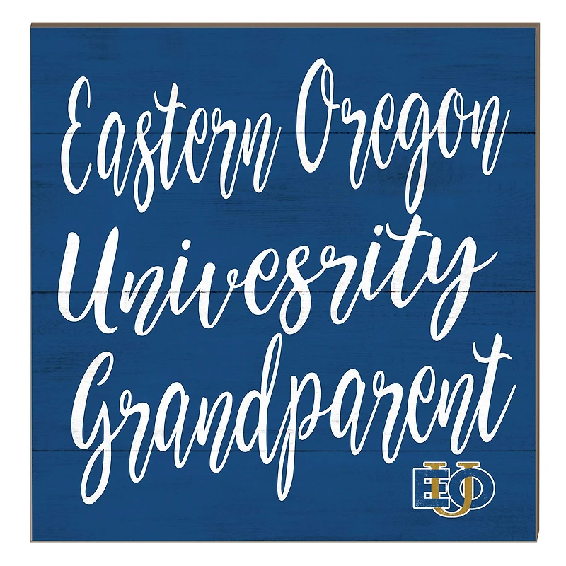 Eastern Oregon Mountaineers 10" x 10" Grandparent Plaque