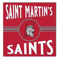 Saint Martin's Saints 10" x 10" Retro Team Sign