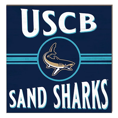 South Carolina Beaufort Sand Sharks 10" x 10" Retro Team Sign