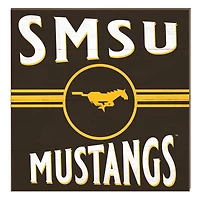 Southwest Minnesota State Mustangs 10" x 10" Retro Team Sign