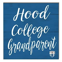 Hood College Blazers 10" x 10" Grandparent Plaque