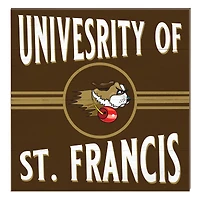 St. Francis Fighting Saints 10" x 10" Retro Team Sign