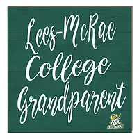 Lees-McRae Bobcats 10" x 10" Grandparent Plaque