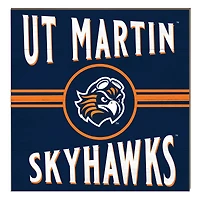 Tennessee-Martin Skyhawks 10" x 10" Retro Team Sign