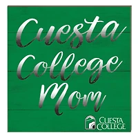 Cuesta College Cougars 10" x 10" Mom Plaque