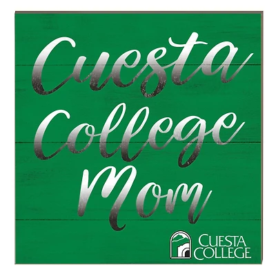 Cuesta College Cougars 10" x 10" Mom Plaque