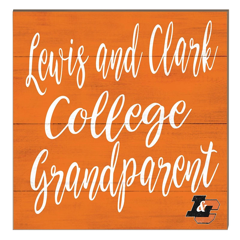 Lewis & Clark College Pioneers 10" x 10" Grandparent Plaque
