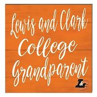 Lewis & Clark College Pioneers 10" x 10" Grandparent Plaque