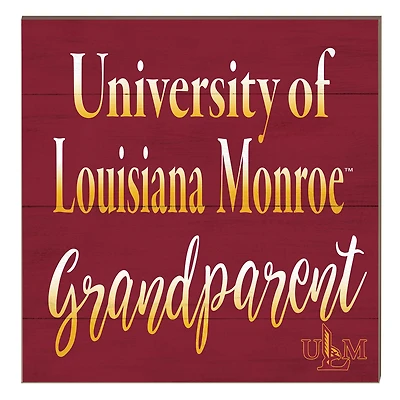 ULM Warhawks 10" x 10" Grandparent Plaque