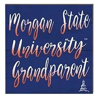 Morgan State Bears 10" x 10" Grandparent Plaque