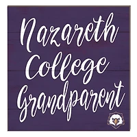 Nazareth College Golden Flyers 10" x 10" Grandparent Plaque