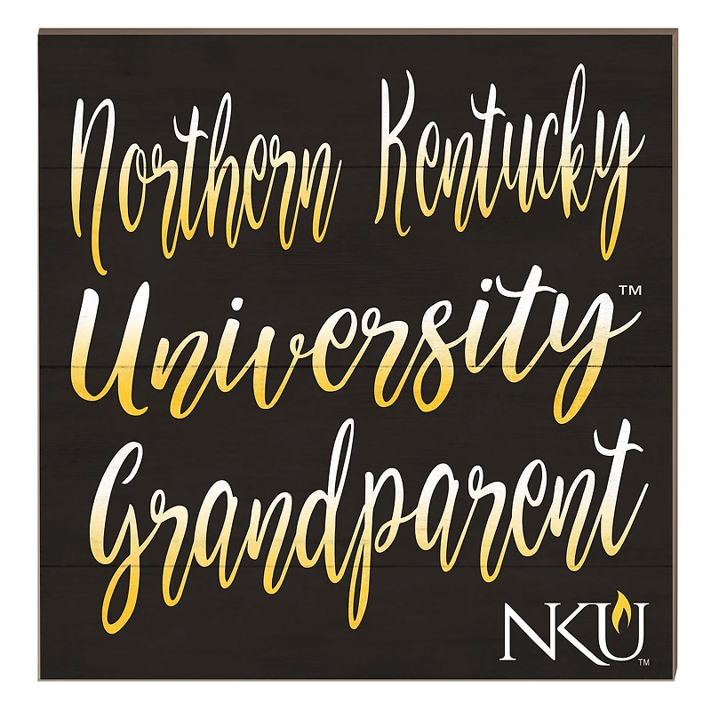 Northern Kentucky University Norse 10" x 10" Grandparent Plaque