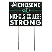 Nichols College Bison 18" x 24" I Chose Yard Sign