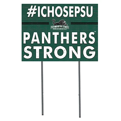 Plymouth State Panthers 18" x 24" I Chose Yard Sign