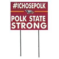 Polk State College Eagles 18" x 24" I Chose Yard Sign