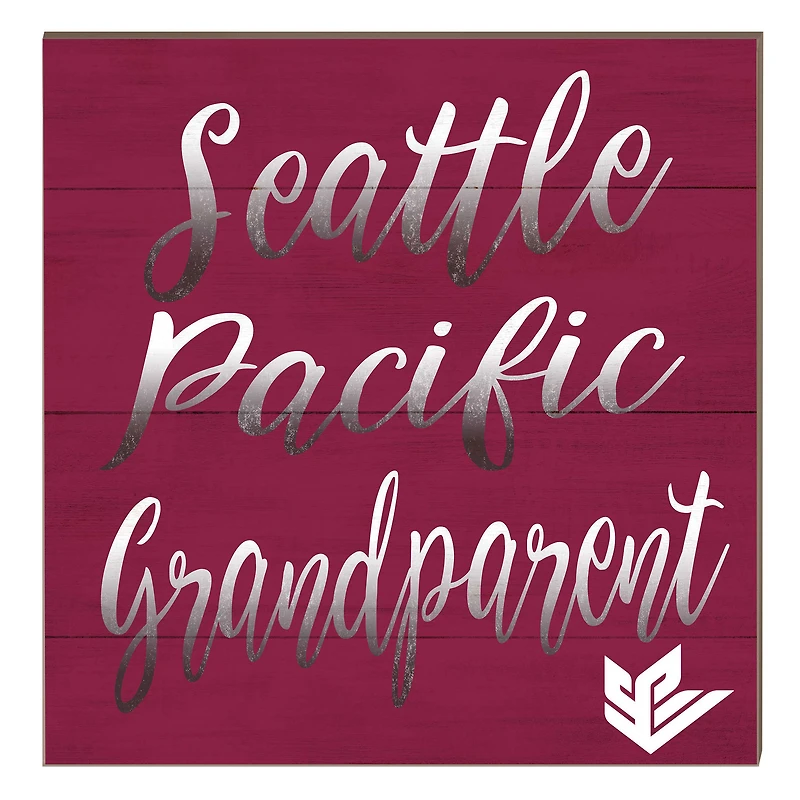 Seattle Pacific Falcons 10" x 10" Grandparent Plaque