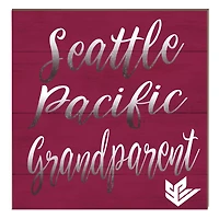 Seattle Pacific Falcons 10" x 10" Grandparent Plaque