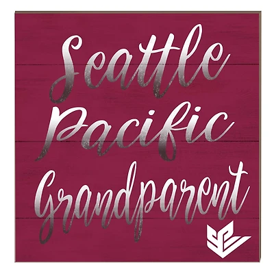Seattle Pacific Falcons 10" x 10" Grandparent Plaque