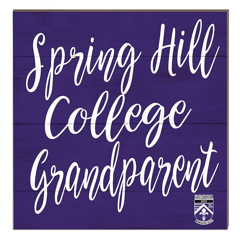 Spring Hill Badgers 10" x 10" Grandparent Plaque