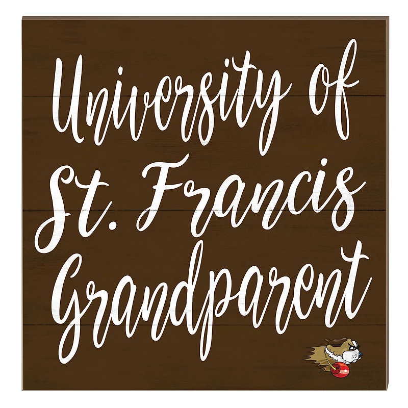 St. Francis Fighting Saints 10" x 10" Grandparent Plaque