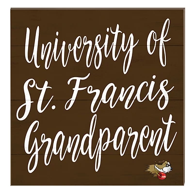 St. Francis Fighting Saints 10" x 10" Grandparent Plaque