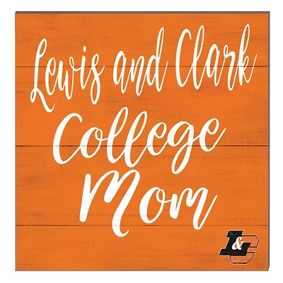 Lewis & Clark College Pioneers 10" x 10" Mom Plaque