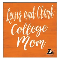 Lewis & Clark College Pioneers 10" x 10" Mom Plaque