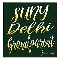 SUNY Delhi Broncos 10" x 10" Grandparent Plaque