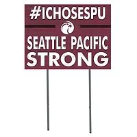 Seattle Pacific Falcons 18" x 24" I Chose Yard Sign