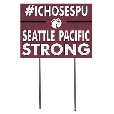 Seattle Pacific Falcons 18" x 24" I Chose Yard Sign