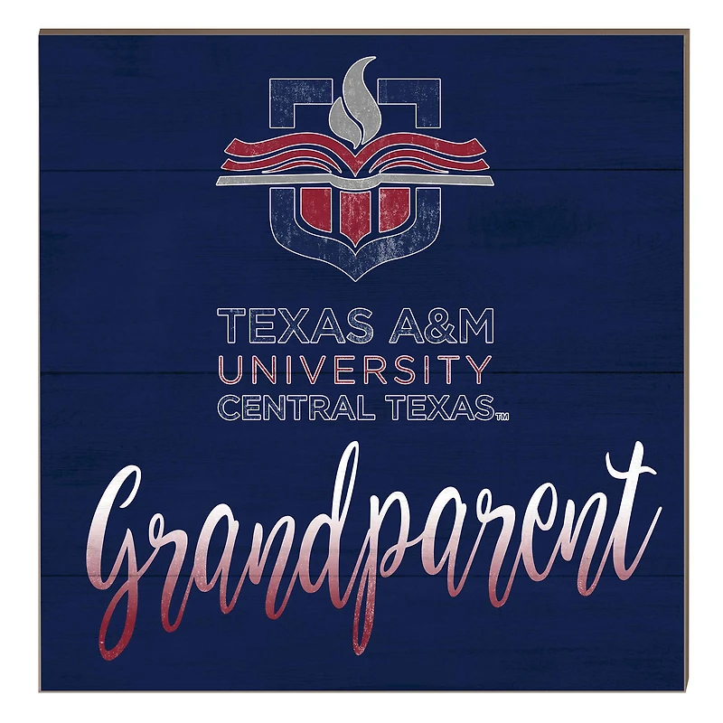 Texas A&M Central Texas Warriors 10" x 10" Grandparent Plaque