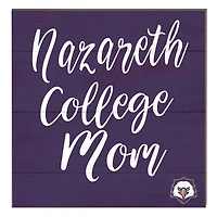 Nazareth College Golden Flyers 10" x 10" Mom Plaque