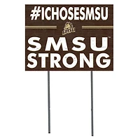 Southwest Minnesota State Mustangs 18" x 24" I Chose Yard Sign