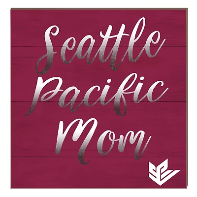 Seattle Pacific Falcons 10" x 10" Mom Plaque