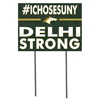 SUNY Delhi Broncos 18" x 24" I Chose Yard Sign