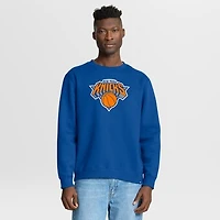 Men's Fanatics Blue New York Knicks Essential Legacy Sweatshirt