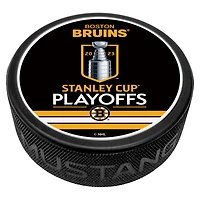 Black Boston Bruins 2023 Stanley Cup Playoffs Hockey Puck