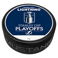 Blue Tampa Bay Lightning 2023 Stanley Cup Playoffs Hockey Puck