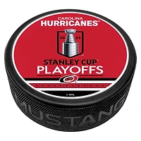 Red Carolina Hurricanes 2023 Stanley Cup Playoffs Hockey Puck