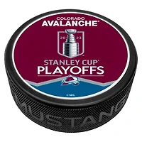 Maroon Colorado Avalanche 2023 Stanley Cup Playoffs Hockey Puck