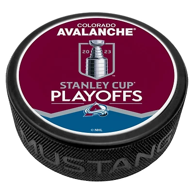 Maroon Colorado Avalanche 2023 Stanley Cup Playoffs Hockey Puck