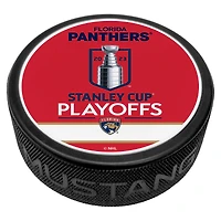 Red Florida Panthers 2023 Stanley Cup Playoffs Hockey Puck