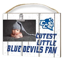 Central Connecticut State Blue Devils 8" x 10" Cutest Little Fan Weathered Team Logo Clip Photo Frame