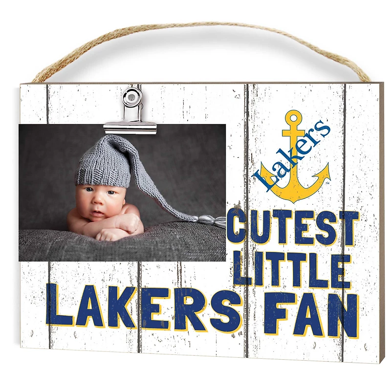 Lake Superior State Lakers 8" x 10" Cutest Little Fan Weathered Team Logo Clip Photo Frame