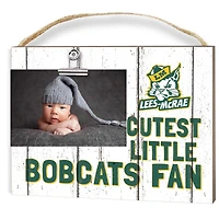 Lees-McRae Bobcats 8" x 10" Cutest Little Fan Weathered Team Logo Clip Photo Frame