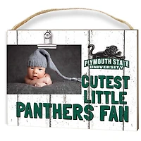 Plymouth State Panthers 8" x 10" Cutest Little Fan Weathered Team Logo Clip Photo Frame
