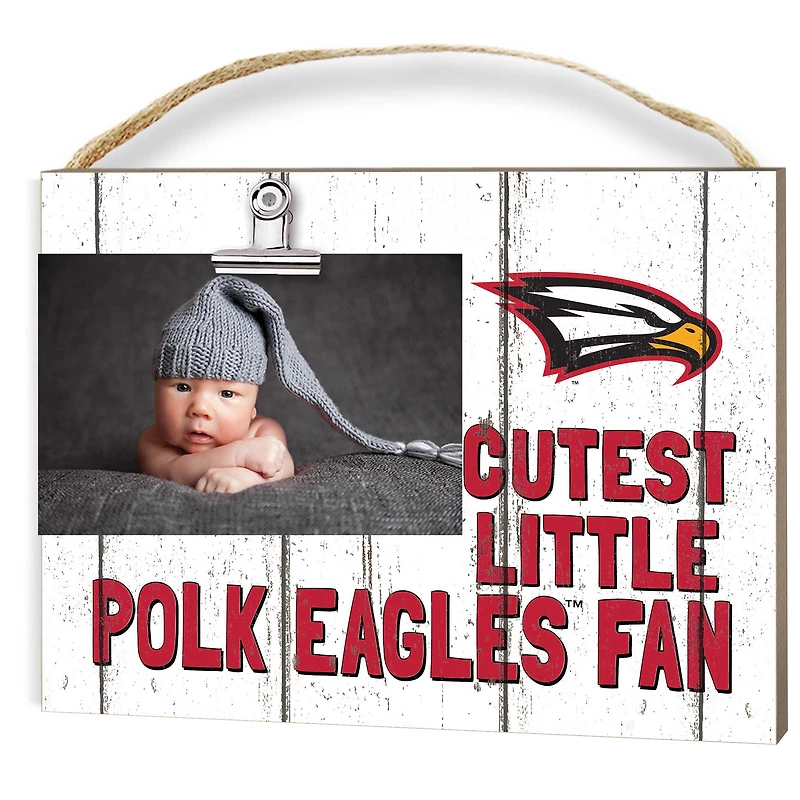Polk State College Eagles 8" x 10" Cutest Little Fan Weathered Team Logo Clip Photo Frame